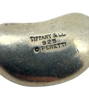 Authentic Tiffany & Co. pendant Elsa Peretti silver bean pendant f necklace 925